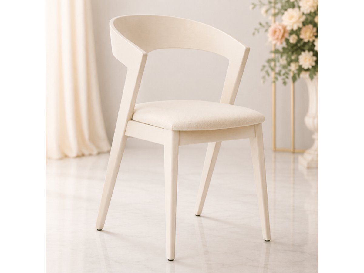 Ivory Arc Dining Chair